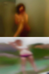 Texting women naked and hanging out.