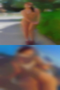 Young/old naked girls on both sides.